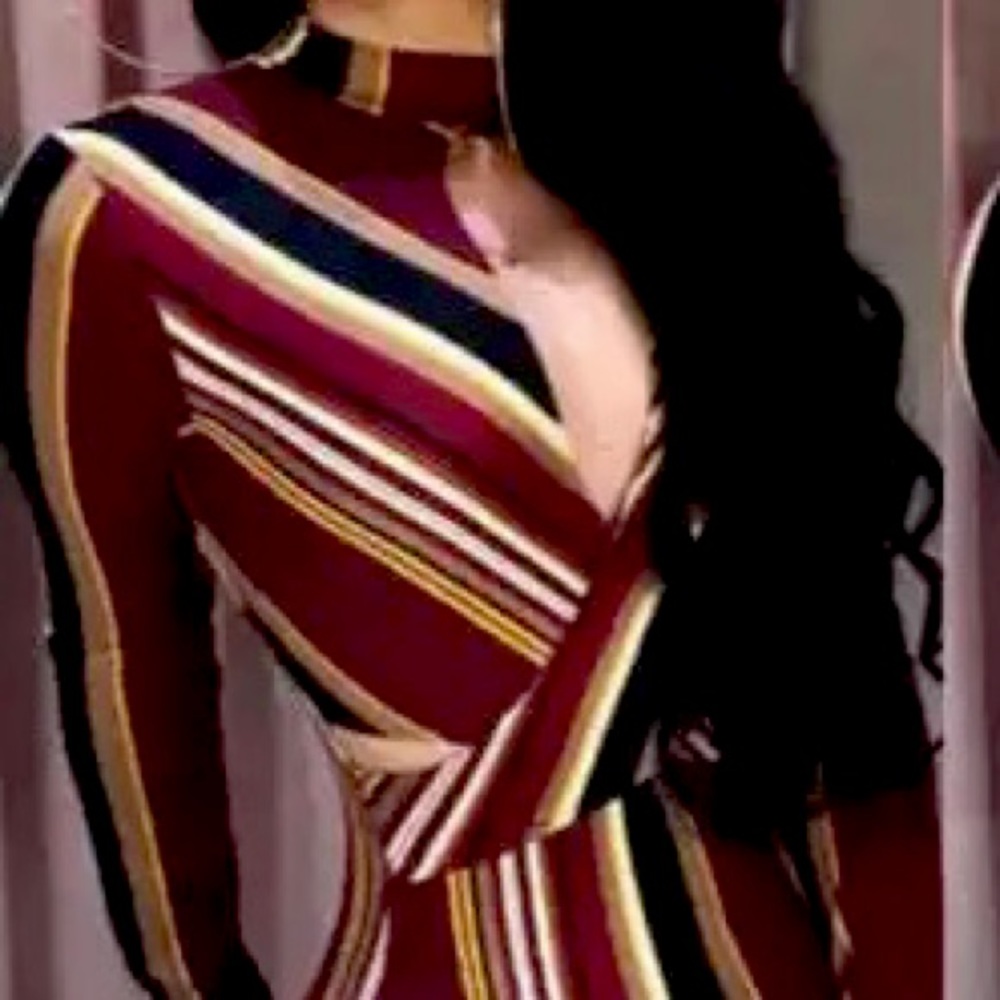 Women’s Stripe Short Mini Dress